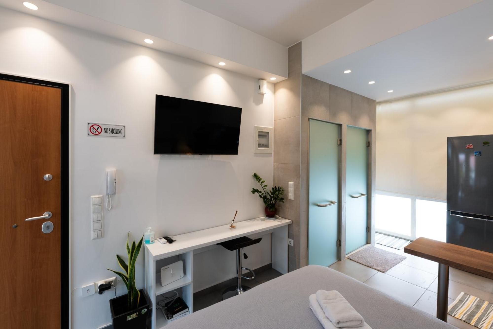 Modern Studio Apartment A Atenas Exterior foto